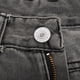 thumbnail image 5 of Pantalones cortos Fnochy para mujer, liquidación, deportivos, de moda, de mezclilla lisa, con bolsillos, con cremallera y flecos, informales, 5 of 8
