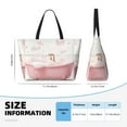 thumbnail image 2 of Yiaed Cute Bathtub Print Large Capacity Beach Travel Bag - Waterproof Zipper Vacation Tote for Sandproof Storage, and Camping, 2 of 5