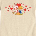 thumbnail image 3 of Strawberry Shortcake - Valentine Hearts Fitted Short Sleeve Graphic T-Shirt, 3 of 5