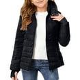 thumbnail image 2 of Jinhomg Girls Lightweight Puffer Jacket Thicken Winter Warm Quilted Down Coats Packable Fashion Coats Outerwear for Outdoor Activities, 2 of 7