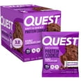 thumbnail image 3 of (2 pack) Quest Protein Cookie, Double Chocolate Chip, 15g Protein, 12 Ct, 3 of 12