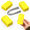 Yellow, variant on 200 Count Yellow 4 3/4" x 2 3/8" Plastic Heavy Duty Shipping Tags with Pre-Attached Wire