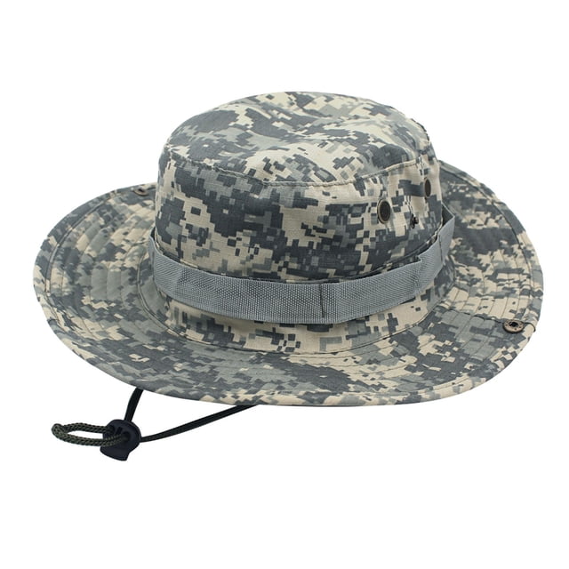 Chapeaux Bob Plein Air Randonnée Pêche Chapeau de Pêcheur Chapeau Décontracté Jungle à Bord Rond Chapeau de Randonnée pour Hommes et Femmes Chapeaux Bob Chapeaux d'Hiver