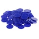 thumbnail image 2 of 100 Uds. De fichas de bingo de póker de plástico de 25MM, juego de Casino, juego de familiar, accesorios para fiestas Azul Zulema  fichas de póquer, 2 of 4