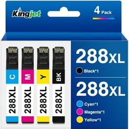 安いそれに目立つ 4-Pack XP-430 XP-340, XP-330, Epson for Cartridges Ink 288XL プリンタアクセサリ