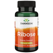Swanson Ribose 750 mg 60 Veggie Capsules