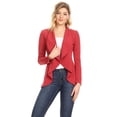 thumbnail image 4 of Women's Casual Long Sleeve Solid Open Blazer Jacket, 4 of 5
