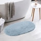 thumbnail image 5 of REGALWOVEN Oval Shaggy Bathroom Rugs Absorbent Soft Bathroom Mat Blue 20" x 32", 5 of 6