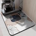 thumbnail image 2 of Washable Rubber Boho Style Vintage Floral Dish Drying Mats for Kitchen Counter Home Large Coffee Bar Pad Accessories and Decor for Utensils Stemware 18''x24'', 2 of 7