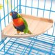 thumbnail image 2 of Accesorios para jaula de madera con soporte de plataforma para pájaros para mascotas, 2 of 4