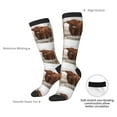 thumbnail image 4 of Naloa Yak Thigh High Socks Extra Long Stretchy Sock Women Over Knee High Opaque Stocking Daily Wear, 4 of 6