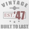 thumbnail image 2 of CafePress - Vintage 1947 Birth Year - Adjustable Unisex Printed Trucker Hat with Mesh Back, 2 of 8