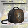 thumbnail image 5 of Uourmeti Autumn Horse Camo Pattern Stylish Kids Lunch Bag for School Picnics, Removable Adjustable Strap Lunch Box Bag, 5 of 6