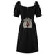 thumbnail image 5 of 1913 signo de mano elefante Sigma Theta palabras vestido de manga corta vestido elegante vestido de mujer vestidos de verano mujeres 2025, 5 of 6