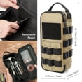 thumbnail image 3 of Tyasoleil Heavy Duty Small Tool Bag with Carabiner, Tactical Tool Pouch with Zipper & Carry Handle, Portable Organizer Storage Bag for Everyday Carry, 3 of 9