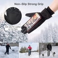 thumbnail image 5 of Guantes cálidos de invierno para hombres y mujeres, guantes térmicos impermeables con pantalla táctil para nieve, para ciclismo, senderismo, correr, esquí, trabajo al aire libre (l), 5 of 5