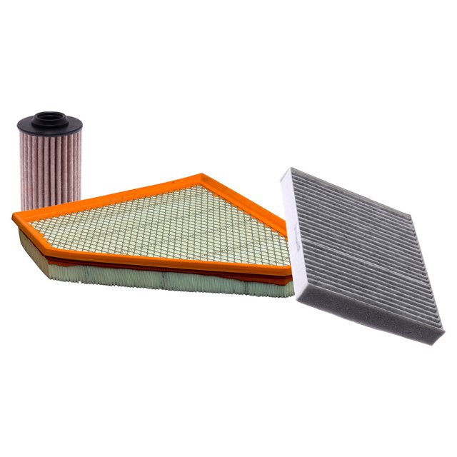 Kit De Filtro de Aire, Filtro de Aceite Sintético y Filtro de Cabina 3 PIEZAS Compatible con Cadillac Ats V6 3.6L DE 2013 A 2015