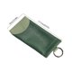 thumbnail image 3 of Estuche para gafas elástico colgante portátil de bolsa de almacenamiento con cuero sintético, resistente a rayones, impermeable, compacto y ligero en rosa, gris, verde., 3 of 5