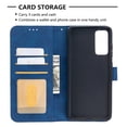 thumbnail image 5 of Allytech Galaxy S20 FE 5G Case, Galaxy S20 FE Wallet Case, Premium PU Leather Folding Stand Shock-Absorption Book Style Retro Magnetic Clasp Cards Holder Wallet Case Cover for Samsung Galaxy S20 FE, 5 of 5