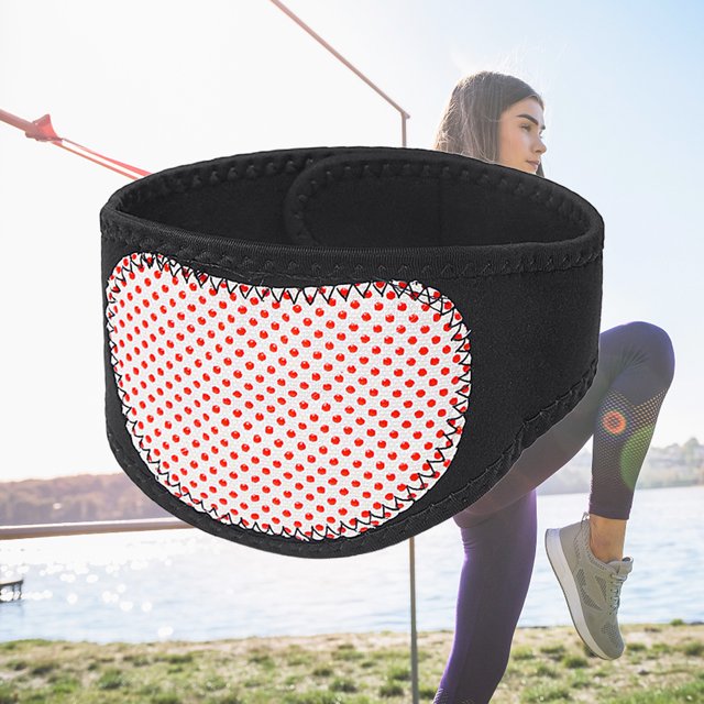 Almohadilla magnética para terapia de calor, autocalentamiento transpirable para el cuidado de la salud (rojo) Ygjytge Cuidado Belleza