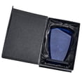 thumbnail image 2 of 7.5" Cobalt Blue Elegant Medium Shield Smoked Trophy, 2 of 2
