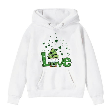 

Rgdypko Boys Girls Cartoon Print Hoodie Long Sleeve Soft Sweatshirt Hoody Kids Cute Pullovers Tops Fall Winter Clothes