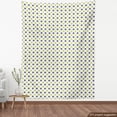 thumbnail image 4 of Ambesonne Olive Green Fabric by the Yard Upholstery, Repeating Circles Ring, 10 Yards, Dark Violet Blue and Yellow, 4 of 5