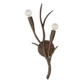 thumbnail image 2 of Palisades 2-Light Wall Sconce in Bark by Breegan Jane, 2 of 6