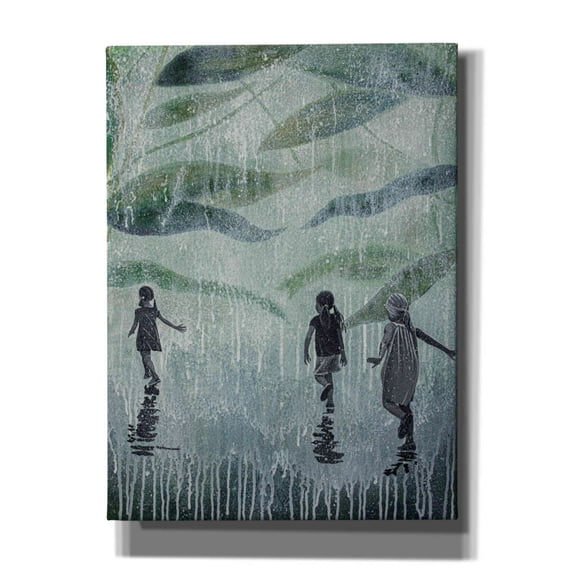 Epic Graffiti 'A HARD RAIN'S A-GONNA FALL' by DB Waterman, 40"x54"