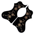 thumbnail image 3 of 2x Protection de Guitare Acoustique Anti-Rayures Parties de Guitare Folk Droite Noir, 3 of 8