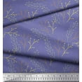 thumbnail image 2 of Soimoi Purple Georgette Viscose Fabric Dry Branches Tree Print Fabric by Yard 42 Inch Wide, 2 of 3