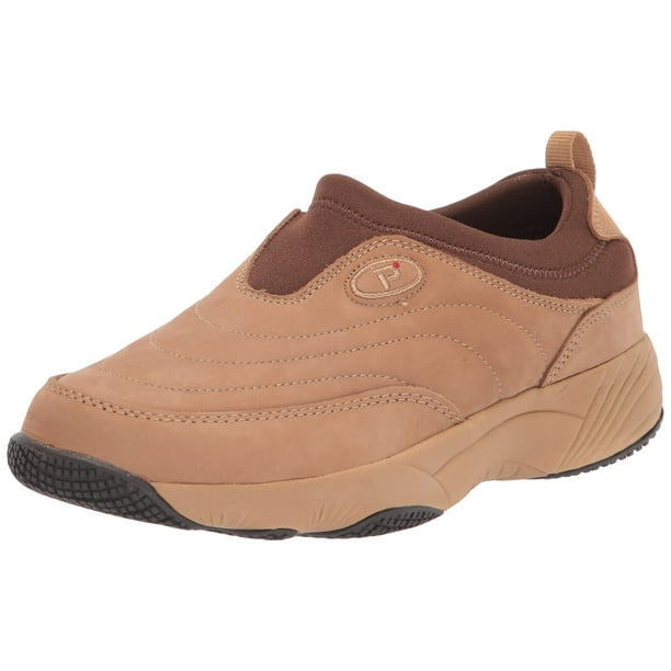 Propet Women s Wash N Wear Slip On Ll Walking Shoe SR Mushroom