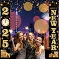 thumbnail image 4 of Black New Year 2024 banner - New Years Decorations | will create an extravaganza vibe in your new years decorations 2025, 4 of 5