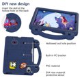 thumbnail image 5 of Kids Case for Walmart Onn 10.1" Tablet (Gen 4) 2024, Children Friendly DIY Cartoon EVA Foam Protective Handle Stand Cover for Onn 10.1 inch 4th Generation Tablet (Model: 100135925) ,Navyblue, 5 of 8