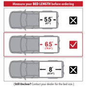 MaxMate Soft Roll-up Truck Bed Tonneau Cover Compatible with 2009-2014 Ford F-150 | Fleetside 6.5' (79) Bed | TCF169023