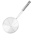 thumbnail image 2 of Colador de araña de acero inoxidable/espumadera/cucharón para cocinar y freír, utensilios de cocina colador de alambre colador de pasta cuchara (6 pulgadas), 2 of 5