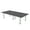 Asian Night w/Silver Base no Electric, variant on 8 Person Rectangular Conference Table  Post Legs Power And Data