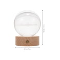 thumbnail image 2 of OULII Living Room Lamp With Wood And Rock Crystal Quartz 1Set, 2 of 8