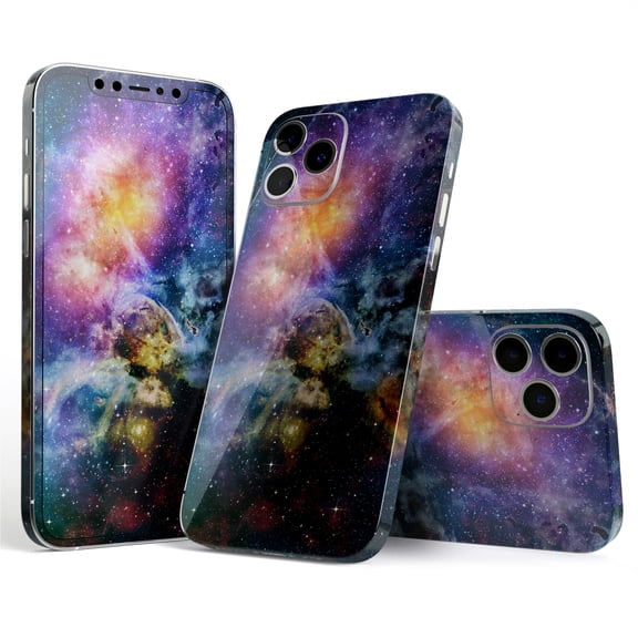DesignSkinz Rust and Bright Neon Colored Stary Sky Full-Body Skin Decal Wrap Cover for iPhone 16