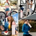 thumbnail image 3 of Water Bottle 1L, Sports Water Bottle with Straw & Time Maker, Drinks Bottle with Bottle Brush and Filter, Leak-proof, BPA-free Plastic Drink Bottle for Running Gym Cycling Office School (Light Pink), 3 of 6