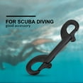 thumbnail image 4 of Hebilla De Buceo Con Gancho De Doble Extremo, Fuerte Y Resistente De Acero Inoxidable, Para Cinturón De Peso De Buceo BCD, 4 of 7