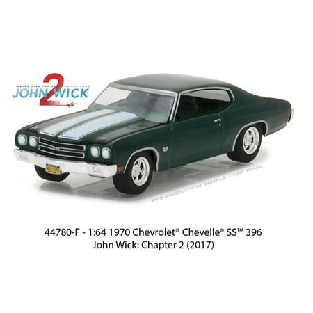 Chevrolet Chevelle Carpet - GREENLIGHT 1:64 HOLLYWOOD SERIES 18 - JOHN WICK CHAPTER 2 - 1970 CHEVROLET CHEVELLE SS 396 44780-F