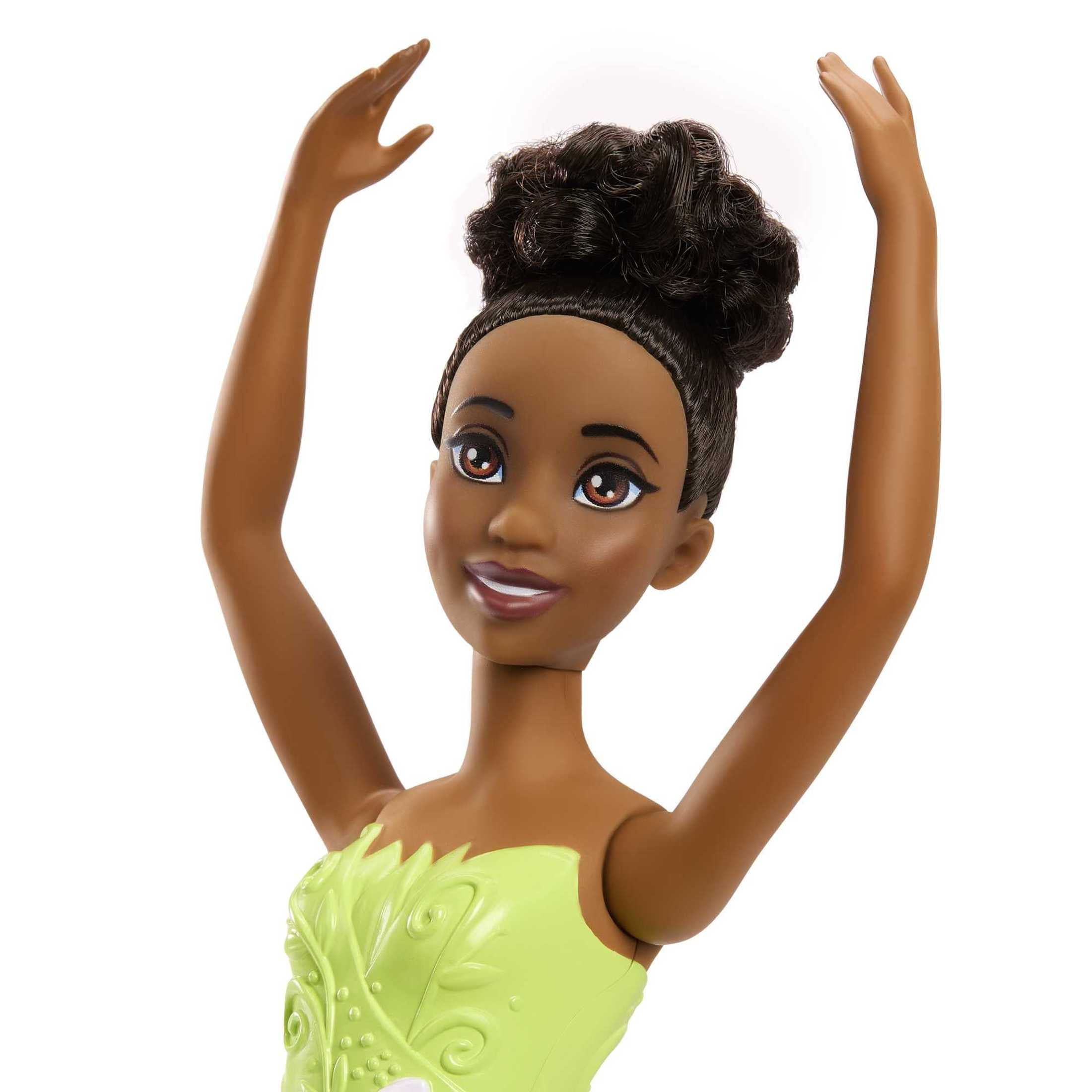 Disney Princess Toys, Posable Ballerina Tiana Doll in Ballet Slippers [Walmart Exclusive]