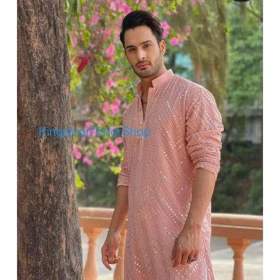 men's trendy kurta salwar set, unisex kurta set, Indian handmade kurta, chikankari kurta men's, good and best high quality outfit mens kurta