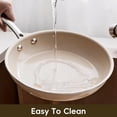 thumbnail image 3 of OUBRL Nonstick Frying Pan Skillet, Ceramic Non-Stick Saute Pans, Cooking Fry Pan, All Stovetops (Gas, Electric & Induction), Dishwasher/Oven Safe, PF, 3 of 8