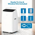 thumbnail image 7 of 14000BTU Inverter Portable Air Conditioners Cools Rooms up to 750 sq. ft, 7 of 7