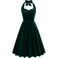 thumbnail image 1 of adviicd Robes Formelles pour Femmes Robe Formelle pour Femmes Fente Latérale Col en V à Volants Robe Longue Maxi Cocktail Verte,m, 1 of 3