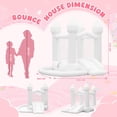 thumbnail image 4 of Hamaca hinchable blanca Bounce House FBSPORT para niños con ventilador, 4 of 7