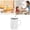 Clear, variant on Extra Large Glass Drinking Cup With Lid And Straw For Home Kitchen Drinkware Ideal Accessory