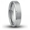 thumbnail image 1 of Silver Satin Finish Center With Polished Edgestungsten Carbide Ring, 1 of 2